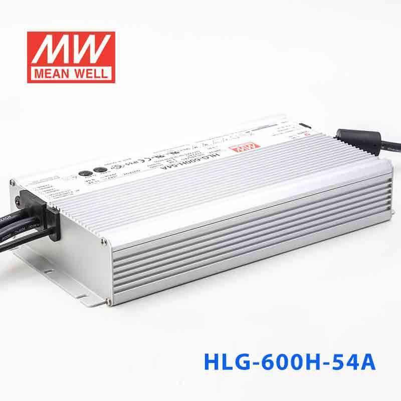Mean Well HLG - 600H - 54A Power Supply 600W 54V - Adjustable - HLG - 600H - 54A - powersupplymall.com