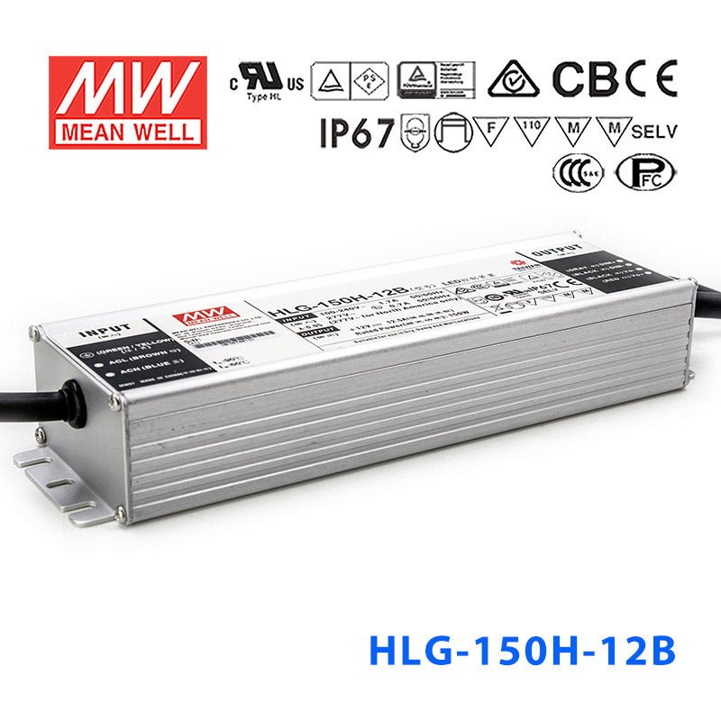 Mean Well HLG Series LED Power Supply 12V (40~150W) - - powersupplymall.com