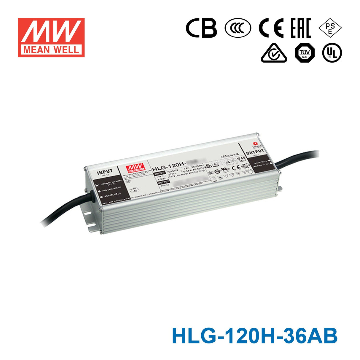 Mean Well HLG Series LED Power Supply 36V (40~150W) - - powersupplymall.com