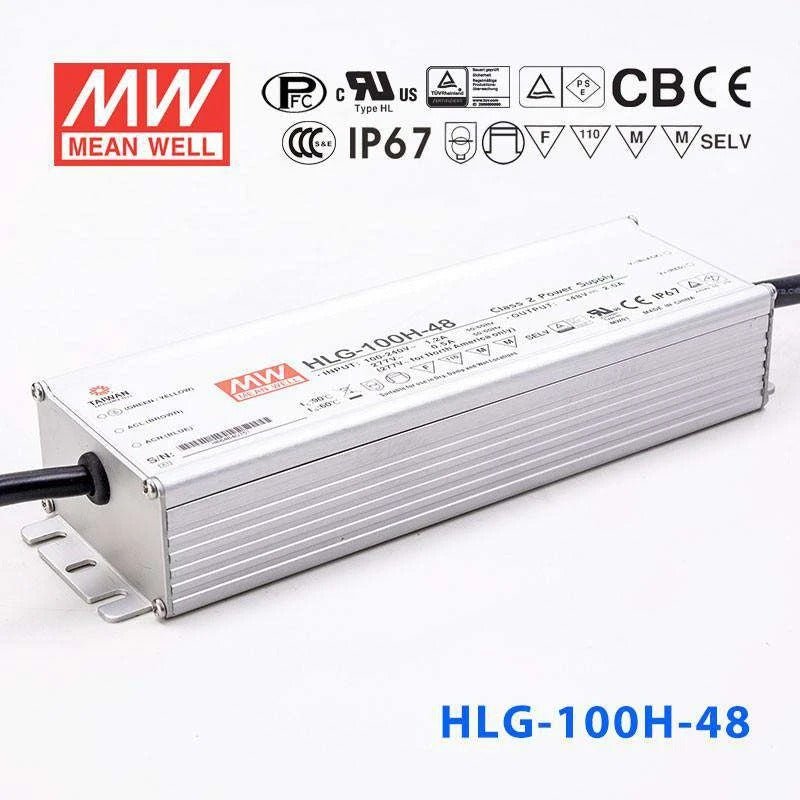 Mean Well HLG Series LED Power Supply 48V (40~150W) - - powersupplymall.com