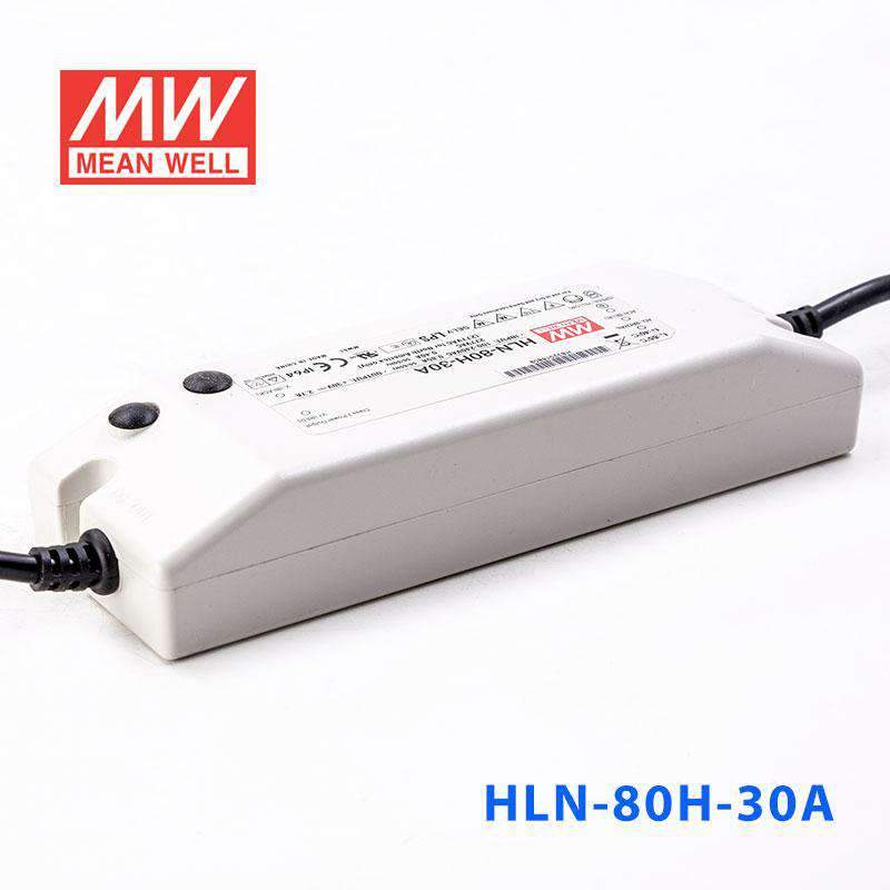 Mean Well HLN - 80H - 30A Power Supply 80W 30V - IP64, Adjustable - HLN - 80H - 30A - powersupplymall.com