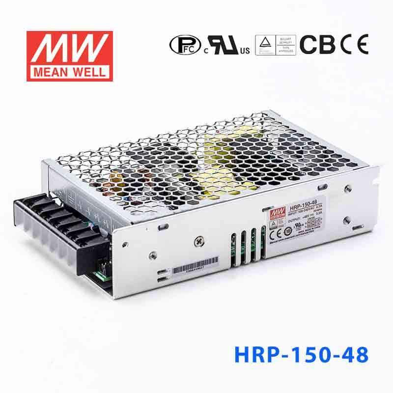 Mean Well HRP - 150 - 48 Power Supply 158.4W 48V - HRP - 150 - 48 - powersupplymall.com