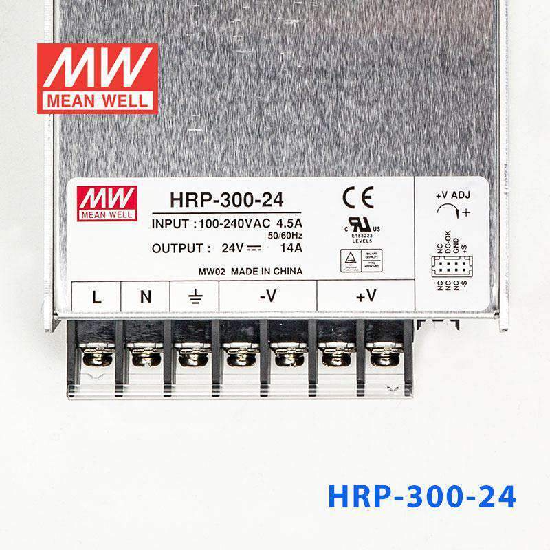 Mean Well HRP - 300 - 24 Power Supply 336W 24V - HRP - 300 - 24 - powersupplymall.com