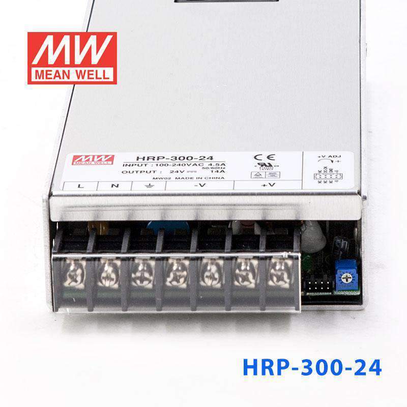 Mean Well HRP - 300 - 24 Power Supply 336W 24V - HRP - 300 - 24 - powersupplymall.com