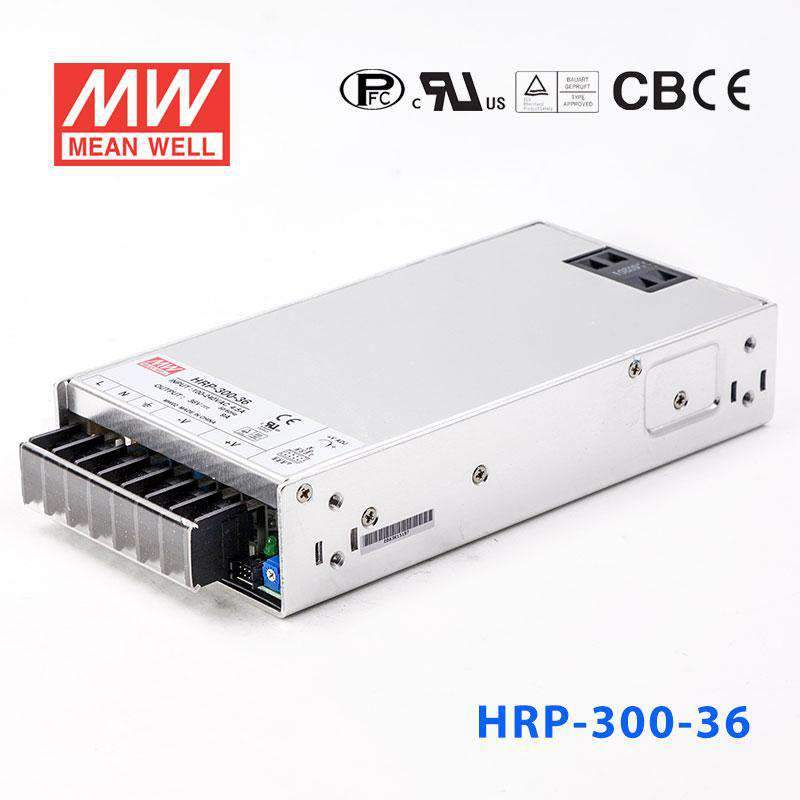 Mean Well HRP - 300 - 36 Power Supply 324W 36V - HRP - 300 - 36 - powersupplymall.com