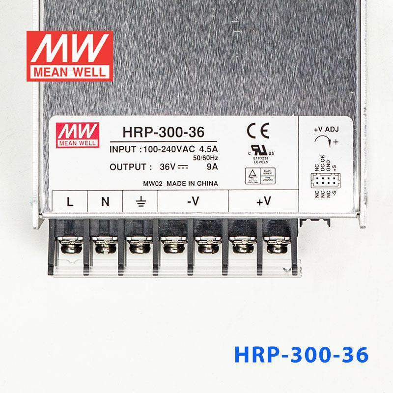 Mean Well HRP - 300 - 36 Power Supply 324W 36V - HRP - 300 - 36 - powersupplymall.com