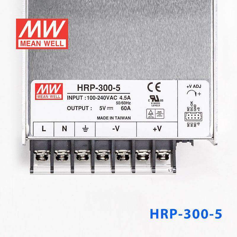 Mean Well HRP - 300 - 5 Power Supply 300W 5V - HRP - 300 - 5 - powersupplymall.com