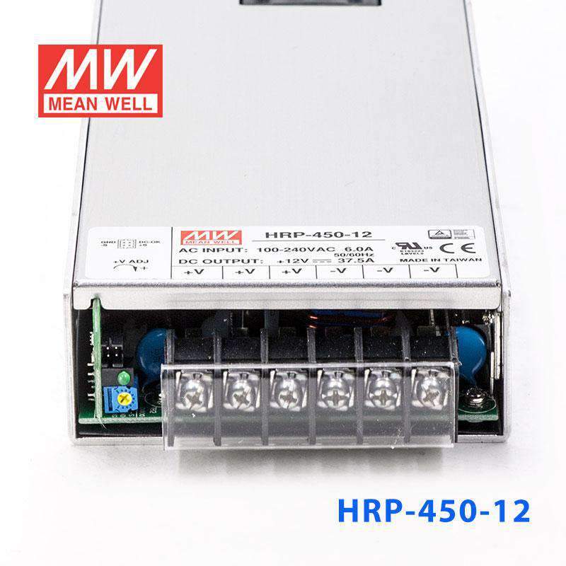 Mean Well HRP - 450 - 12 Power Supply 450W 12V - HRP - 450 - 12 - powersupplymall.com