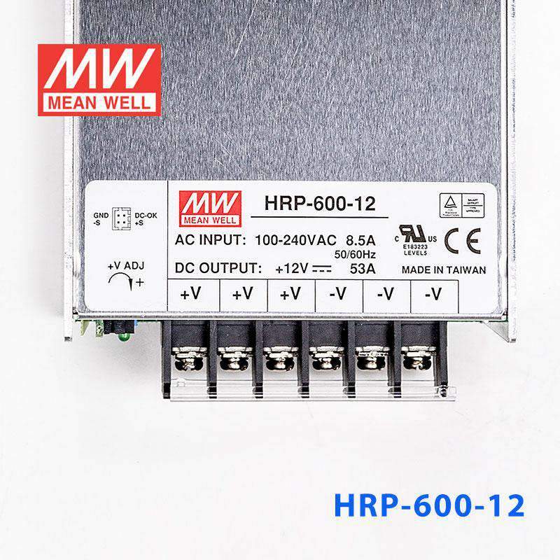 Mean Well HRP - 600 - 12 Power Supply 636W 12V - HRP - 600 - 12 - powersupplymall.com