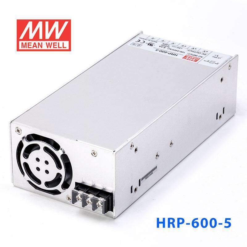 Mean Well HRP - 600 - 5 Power Supply 600W 5V - HRP - 600 - 5 - powersupplymall.com