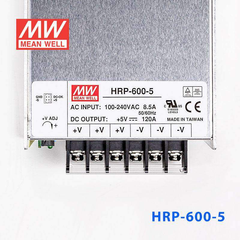 Mean Well HRP - 600 - 5 Power Supply 600W 5V - HRP - 600 - 5 - powersupplymall.com