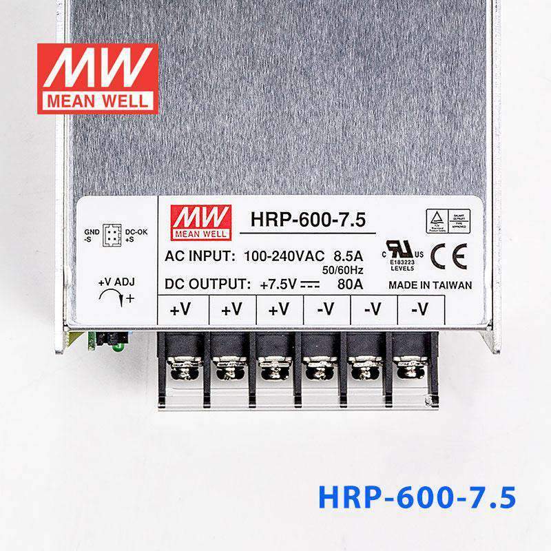 Mean Well HRP - 600 - 7.5 Power Supply 600W 7.5V - HRP - 600 - 7.5 - powersupplymall.com