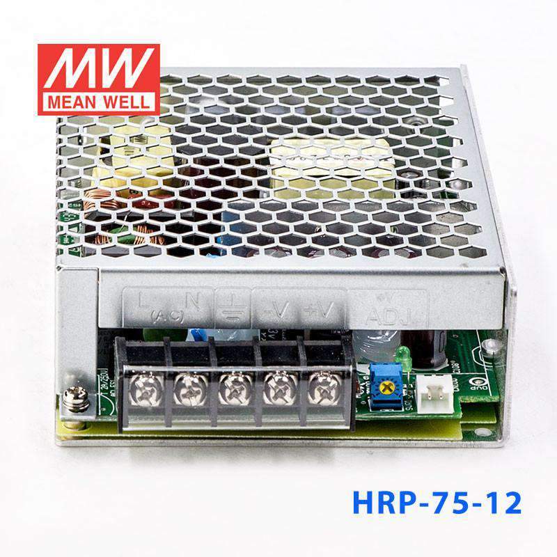Mean Well HRP - 75 - 12 Power Supply 75.6W 12V - HRP - 75 - 12 - powersupplymall.com