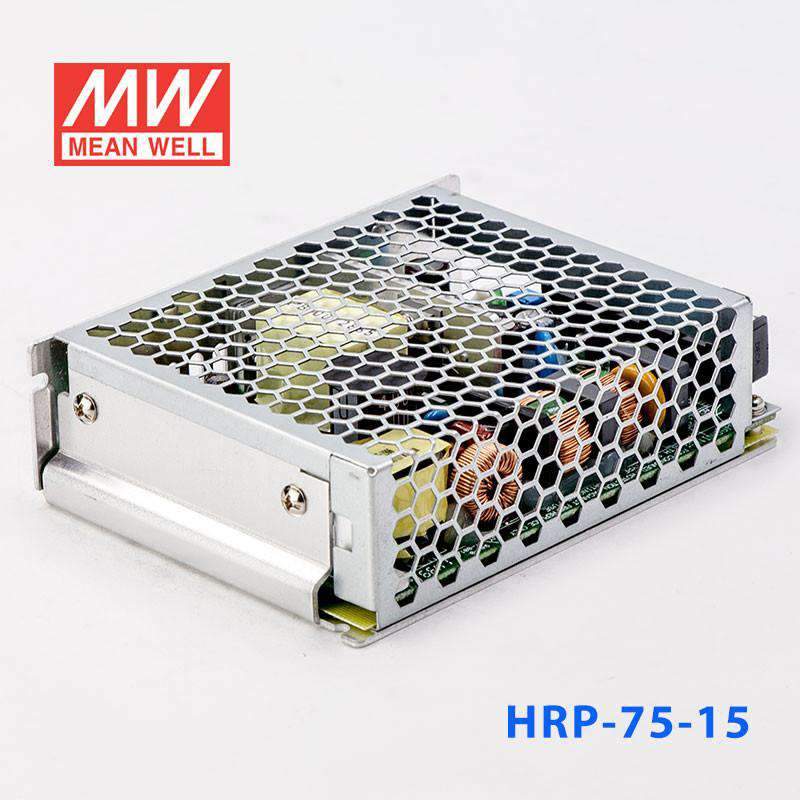 Mean Well HRP - 75 - 15 Power Supply 75W 15V - HRP - 75 - 15 - powersupplymall.com
