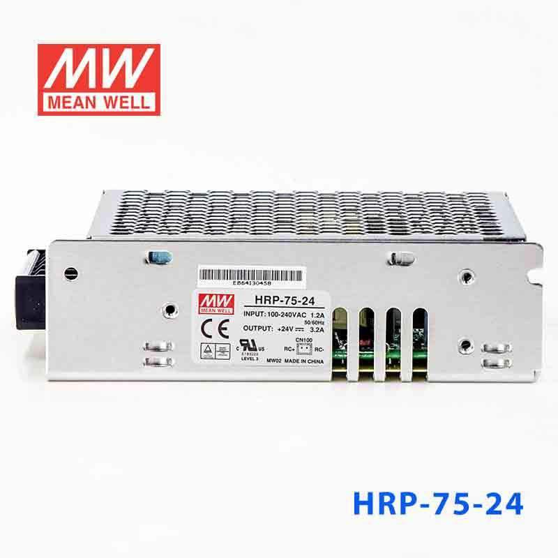 Mean Well HRP - 75 - 24 Power Supply 76.8W 24V - HRP - 75 - 24 - powersupplymall.com