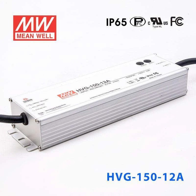 Mean Well HVG - 150 - 12AB Power Supply 120W 12V - Adjustable and Dimmable - HVG - 150 - 12AB - powersupplymall.com