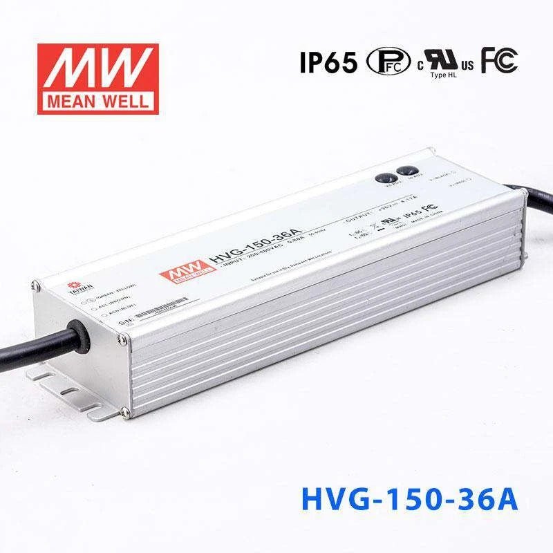 Mean Well HVG - 150 - 36AB Power Supply 150W 36V - Adjustable and Dimmable - HVG - 150 - 36AB - powersupplymall.com