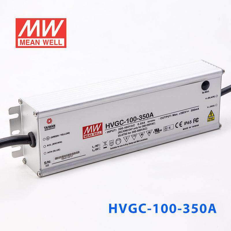 Mean Well HVGC - 100 - 350A Power Supply 75W 350mA - Adjustable - HVGC - 100 - 350A - powersupplymall.com