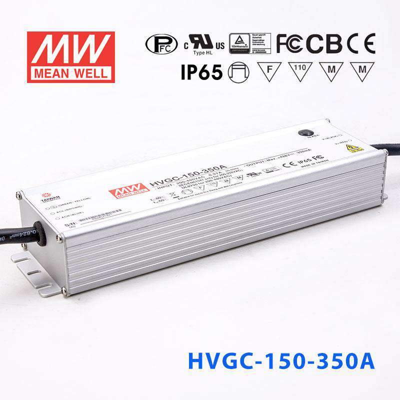 Mean Well HVGC - 150 - 350A Power Supply 150W 350mA - Adjustable - HVGC-150-350A - powersupplymall.com