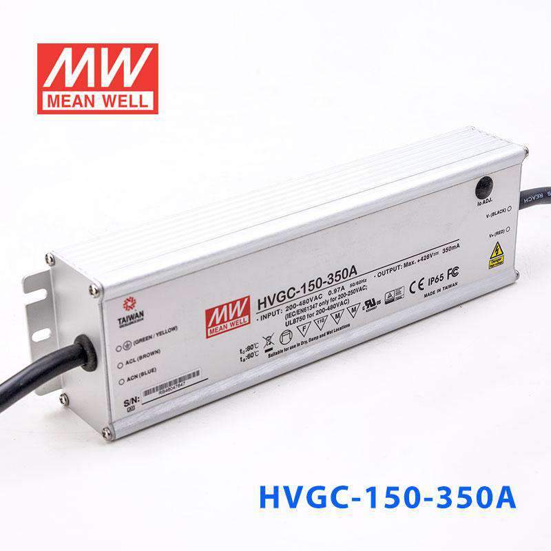 Mean Well HVGC - 150 - 350A Power Supply 150W 350mA - Adjustable - HVGC-150-350A - powersupplymall.com