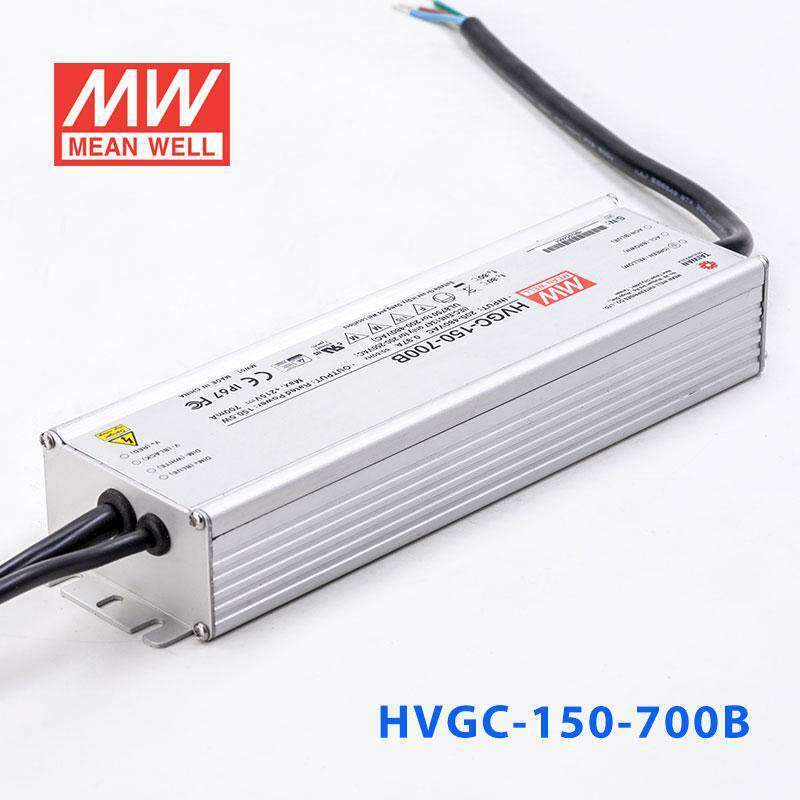 Mean Well HVGC - 150 - 700B Power Supply 150W 700mA - Dimmable - HVGC - 150 - 700B - powersupplymall.com