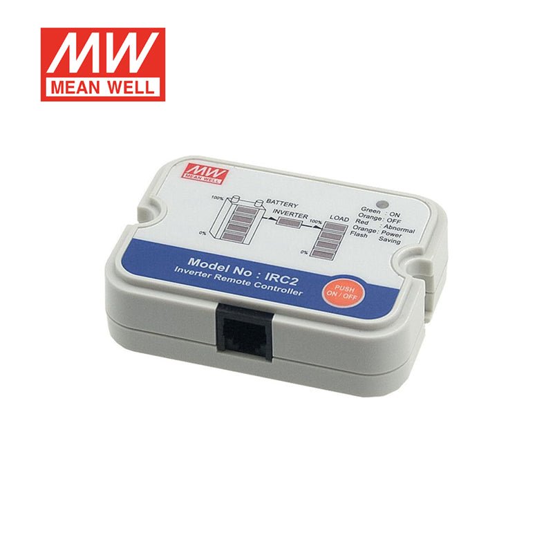 Mean Well IRC-2-25FT Power Inverter Remote Control - IRC-2-25FT - powersupplymall.com
