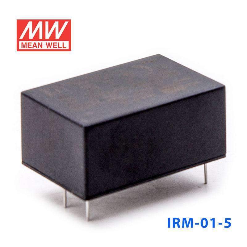 Mean Well IRM - 01 - 5 Switching Power Supply 1W 5V 200mA - Encapsulated - IRM - 01 - 5 - powersupplymall.com