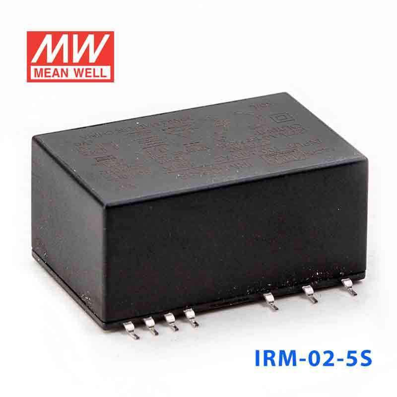 Mean Well IRM - 02 - 5S Switching Power Supply 2W 5V 400mA - Encapsulated - IRM - 02 - 5S - powersupplymall.com