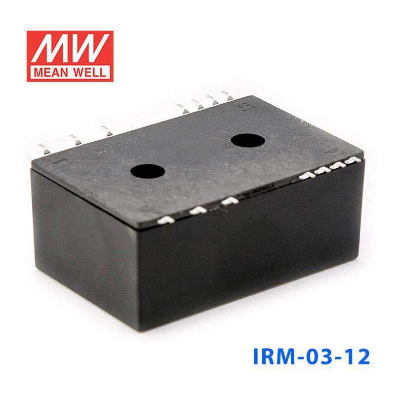 Mean Well IRM - 03 - 12 Switching Power Supply 3W 12V 250mA - Encapsulated - IRM - 03 - 12 - powersupplymall.com