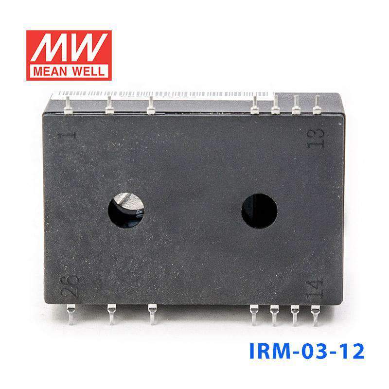 Mean Well IRM - 03 - 12 Switching Power Supply 3W 12V 250mA - Encapsulated - IRM - 03 - 12 - powersupplymall.com