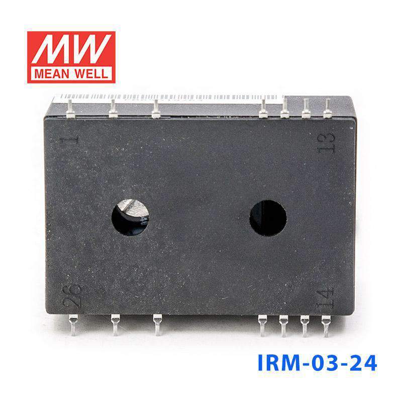 Mean Well IRM - 03 - 24 Switching Power Supply 3W 24V 125mA - Encapsulated - IRM - 03 - 24 - powersupplymall.com
