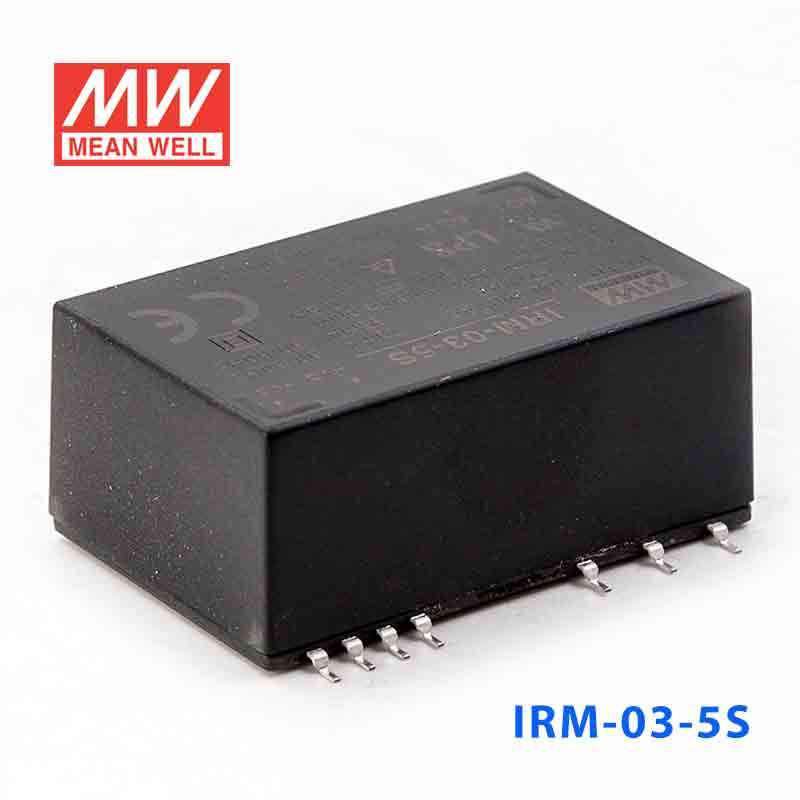 Mean Well IRM-03-5S Switching Power Supply 3W 5V 600mA - Encapsulated - IRM-03-5S - powersupplymall.com