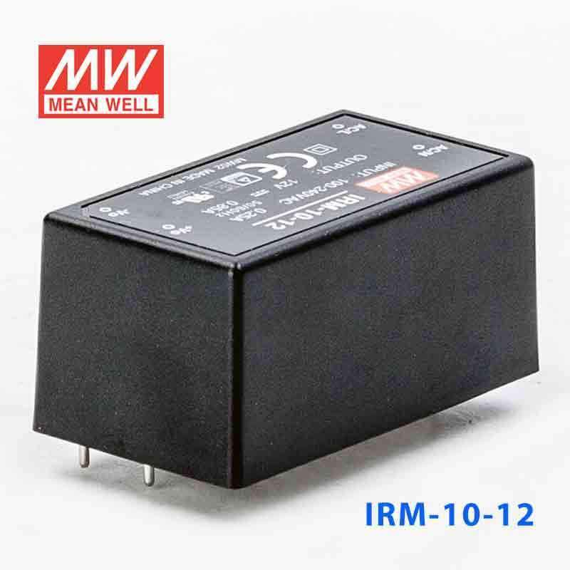Mean Well IRM - 10 - 12 Switching Power Supply 10.2W 12V 0.85A - Encapsulated - IRM - 10 - 12 - powersupplymall.com