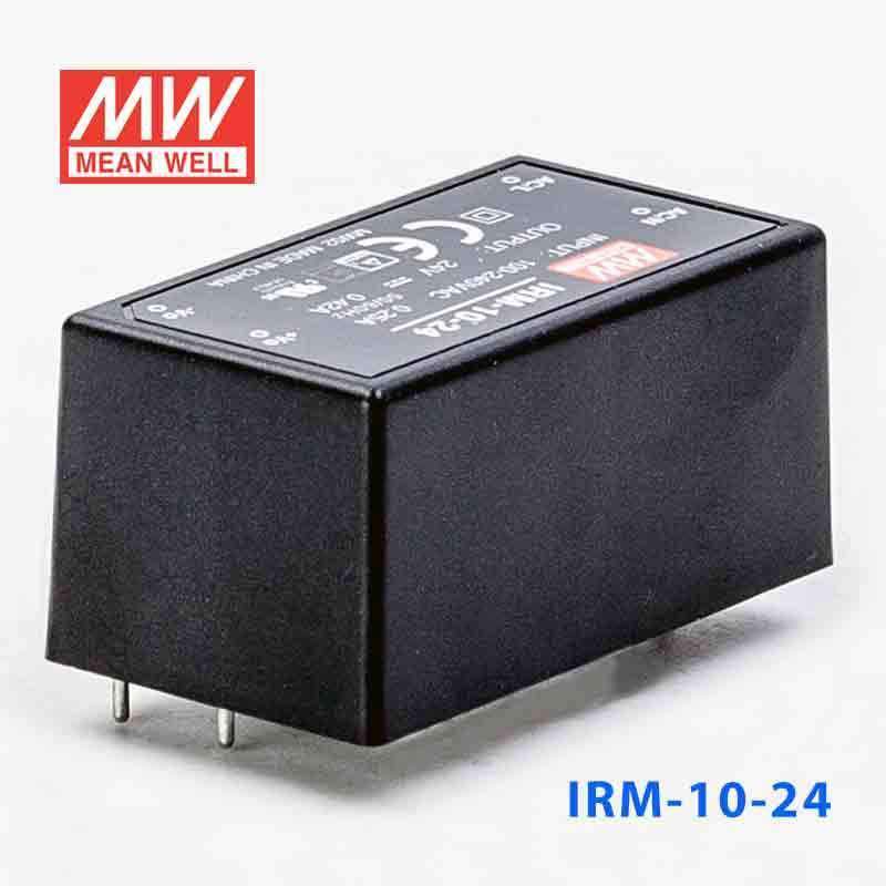 Mean Well IRM - 10 - 24 Switching Power Supply 10.08W 24V 0.42A - Encapsulated - IRM - 10 - 24 - powersupplymall.com