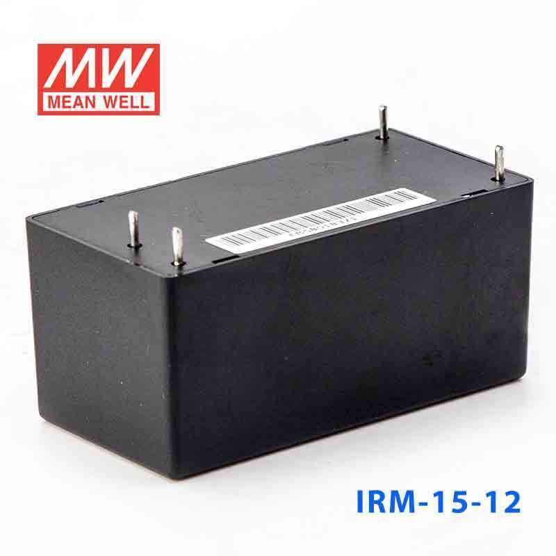 Mean Well IRM - 15 - 12 Switching Power Supply 15W 12V 1.25A - Encapsulated - IRM - 15 - 12 - powersupplymall.com