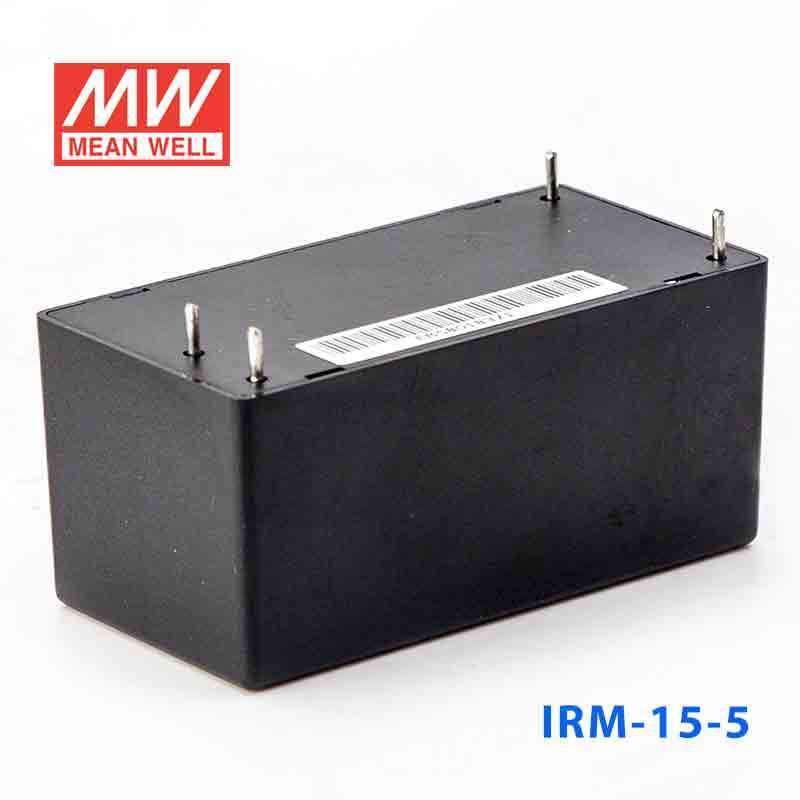 Mean Well IRM - 15 - 5 Switching Power Supply 15W 5V 3A - Encapsulated - IRM - 15 - 5 - powersupplymall.com