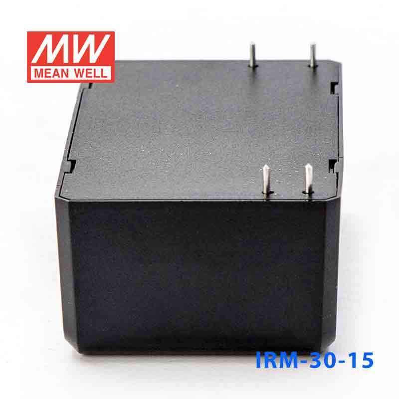 Mean Well IRM - 30 - 15 Switching Power Supply 3W 15V 2A - Encapsulated - IRM - 30 - 15 - powersupplymall.com