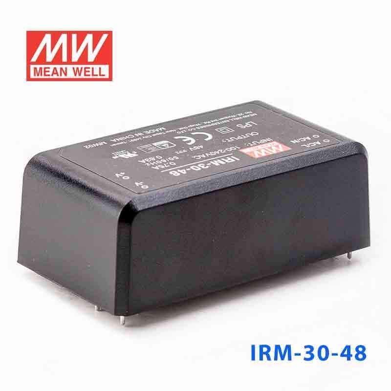 Mean Well IRM - 30 - 48 Switching Power Supply 3W 48V 0.63A - Encapsulated - IRM - 30 - 48 - powersupplymall.com