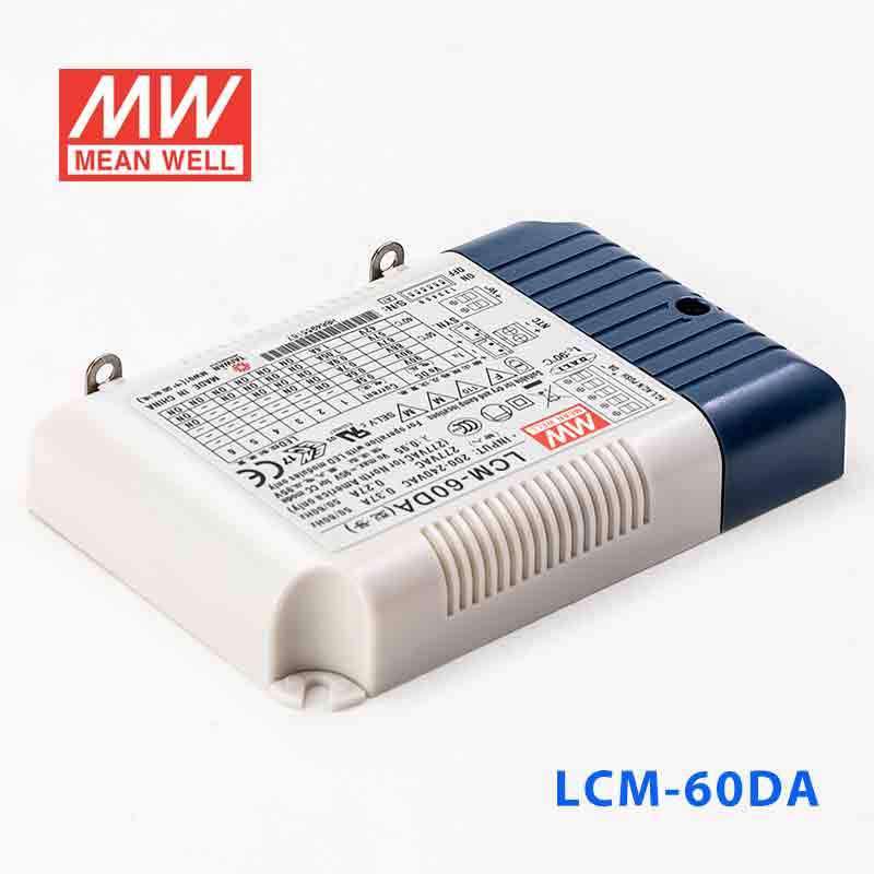 Mean Well LCM - 60DA AC - DC Multi - Stage LED driver Constant Current - LCM - 60DA - powersupplymall.com