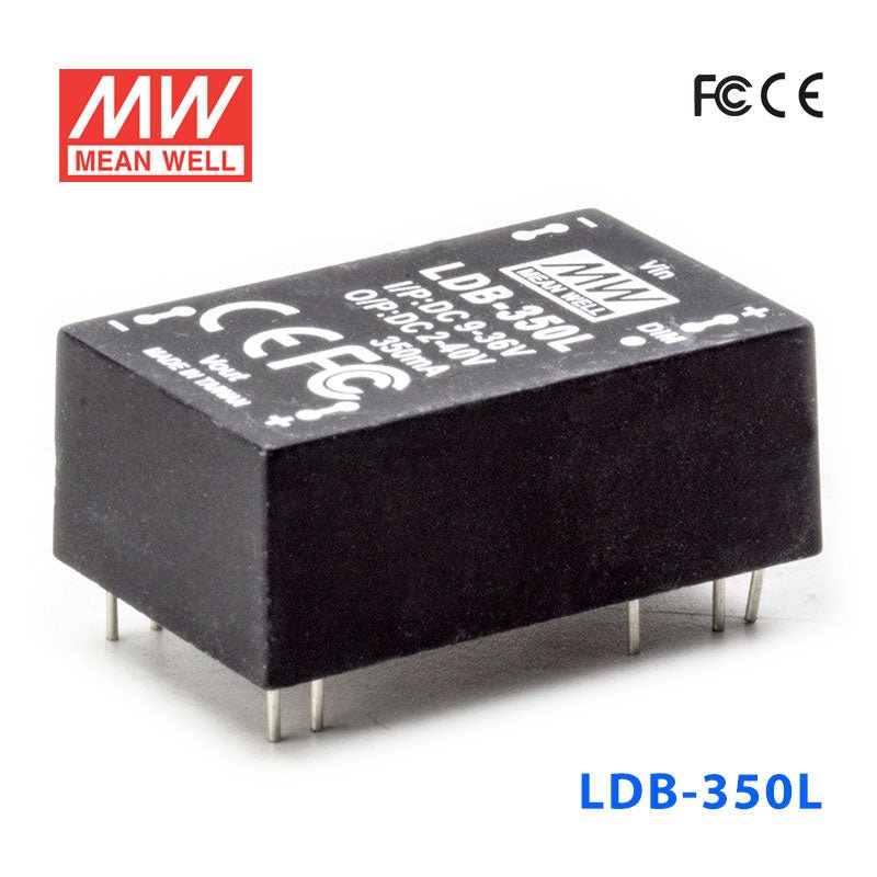 Mean Well LDB - 300L DC/DC LED Driver CC 300mA - Buck - boost - LDB - 300L - powersupplymall.com