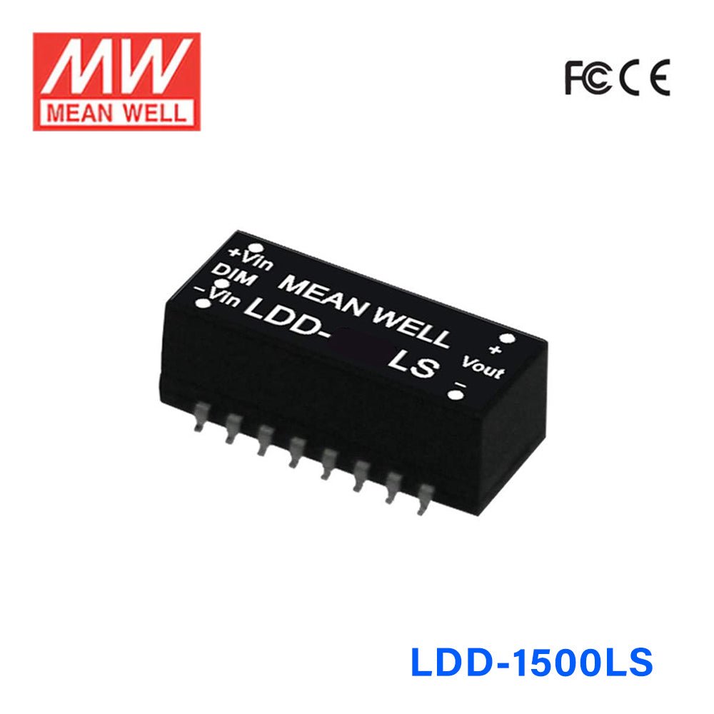 Mean Well LDD - 1500LS DC/DC LED Driver CC 1500mA - Step - down - LDD - 1500LS - powersupplymall.com