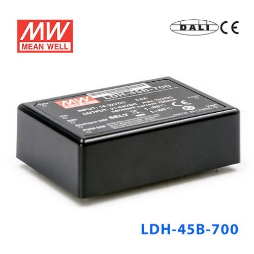 Mean Well LDH - 45B - 700DA DC/DC LED Driver CC 700mA - Step - up - LDH - 45B - 700DA - powersupplymall.com
