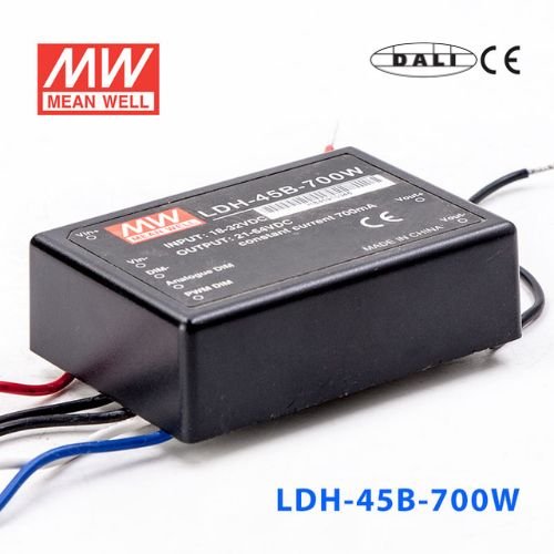 Mean Well LDH - 45B - 700WDA DC/DC LED Driver CC 700mA - Step - up - LDH - 45B - 700WDA - powersupplymall.com