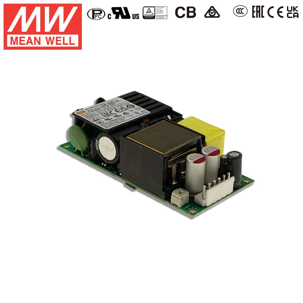 Mean Well LOP - 200 - 27 200W 4"×2" Low Profile Open Frame Power Supply 27V - LOP - 200 - 27 - powersupplymall.com