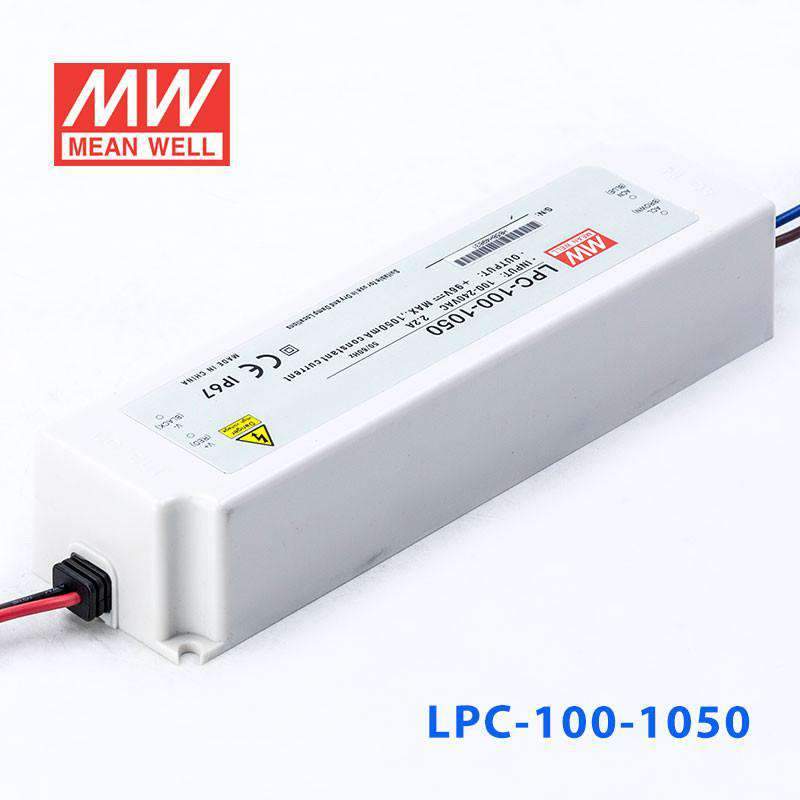 Mean Well LPC - 100 - 1050 Power Supply 100W 1050mA - LPC - 100 - 1050 - powersupplymall.com