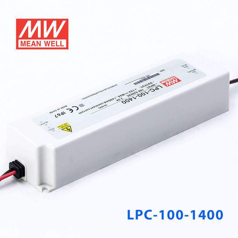 Mean Well LPC - 100 - 1400 Power Supply 100W1400mA - LPC - 100 - 1400 - powersupplymall.com