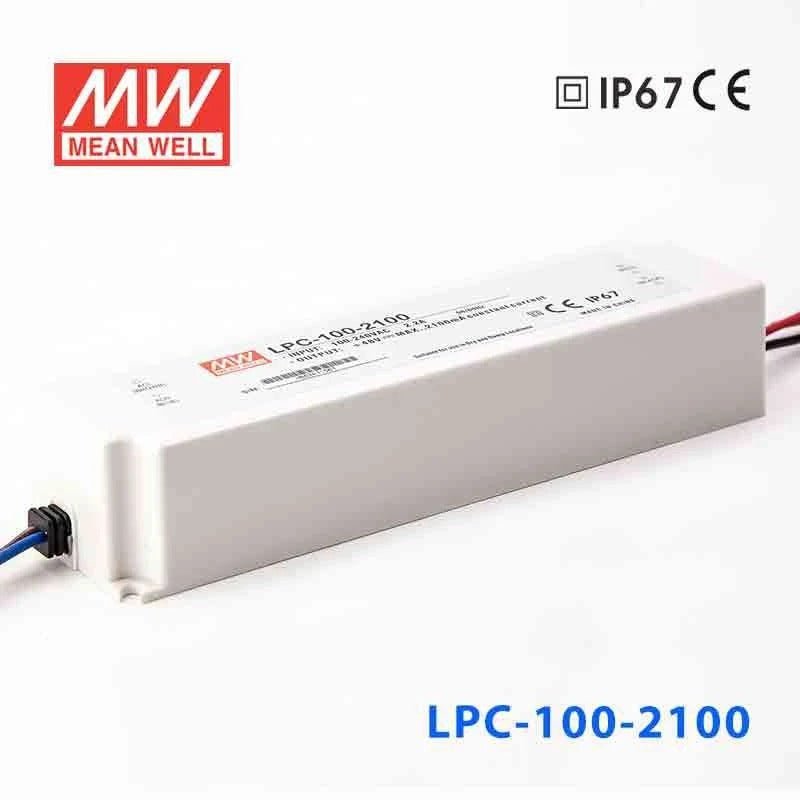 Mean Well LPC - 100 - 2100 Power Supply 100W 2100mA - LPC - 100 - 2100 - powersupplymall.com