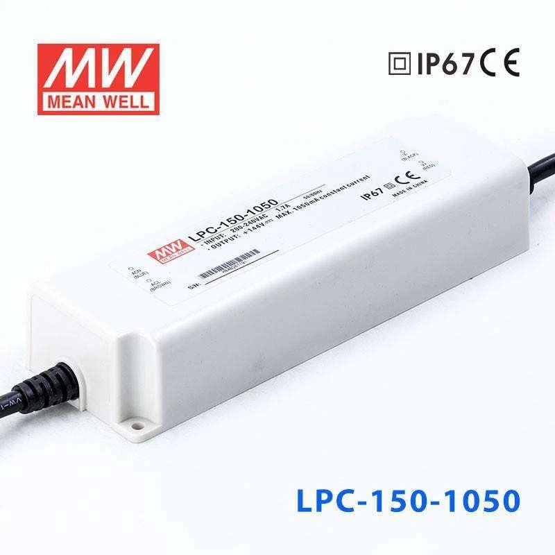 Mean Well LPC - 150 - 1050 Power Supply 150W 1050mA - LPC - 150 - 1050 - powersupplymall.com