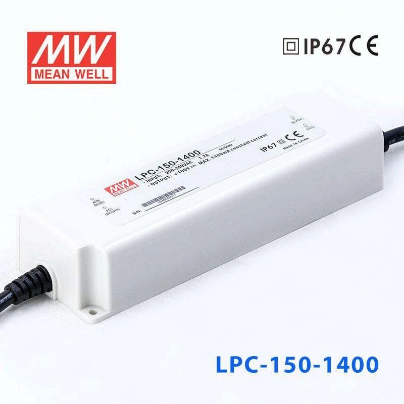 Mean Well LPC - 150 - 1400 Power Supply 150W1400mA - LPC - 150 - 1400 - powersupplymall.com