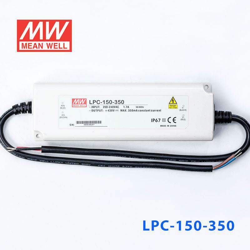 Mean Well LPC - 150 - 350 Power Supply150W 350mA - LPC - 150 - 350 - powersupplymall.com
